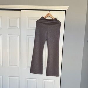 SPANX Shimmering Wide Leg Pants - Silver
